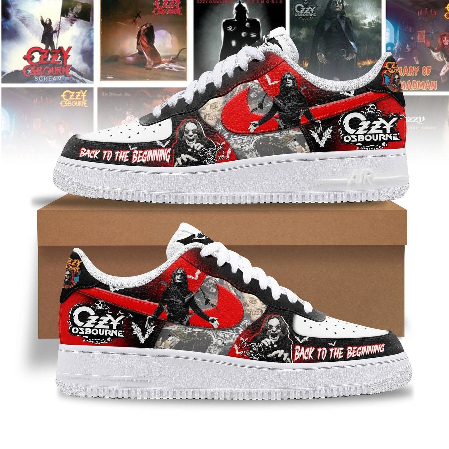 NEW PREMIUM BLACK SABBATH x OZZY OSBOURNE SNEAKERS