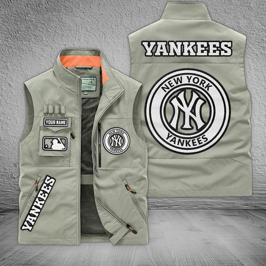 LIMITED EDITION - NEW CUSTOMIZED MLB01 NYY NEW YORK YANKEES SLEEVELESS VEST