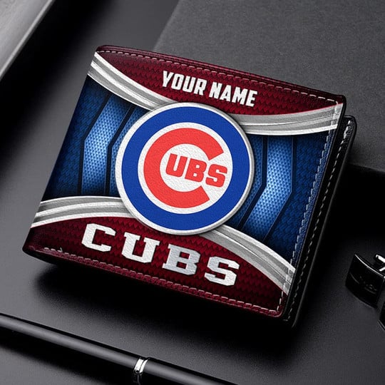LIMITED EDITION - NEW CUSTOMIZED MLB04 CCS CHICAGO CUBS LEATHER WALLET