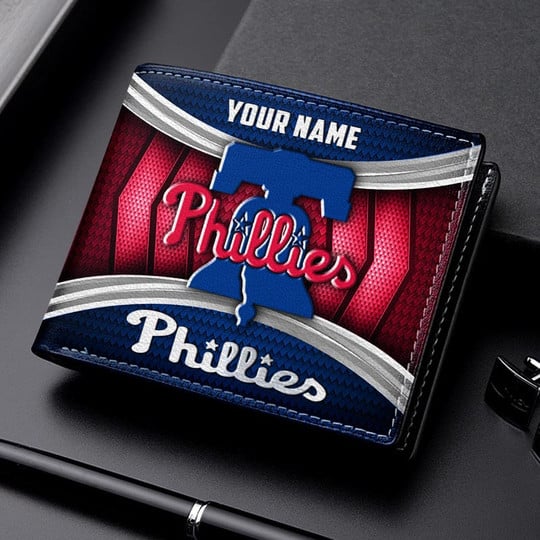 LIMITED EDITION - NEW CUSTOMIZED MLB11 PPS PHILADELPHIA PHILLIES LEATHER WALLET