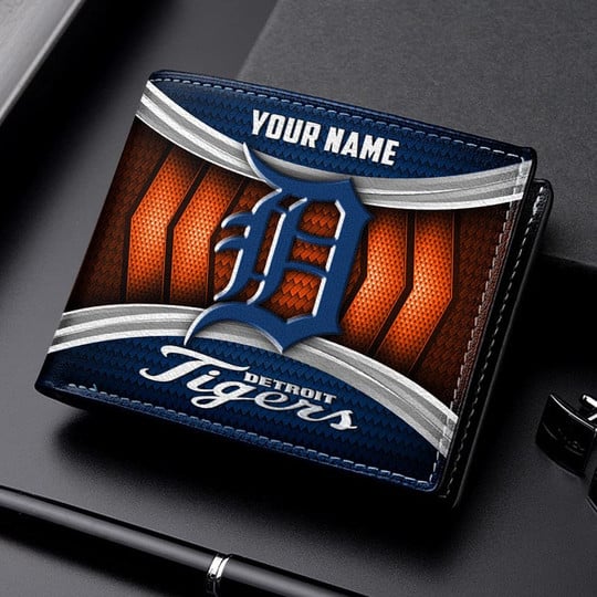 LIMITED EDITION - NEW CUSTOMIZED MLB16 DTS DETROIT TIGERS LEATHER WALLET