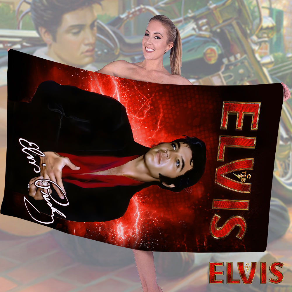 New Premium Elvis Presley Beach & Bath Towel (Kids & Adults Size) - EVPLCAO126
