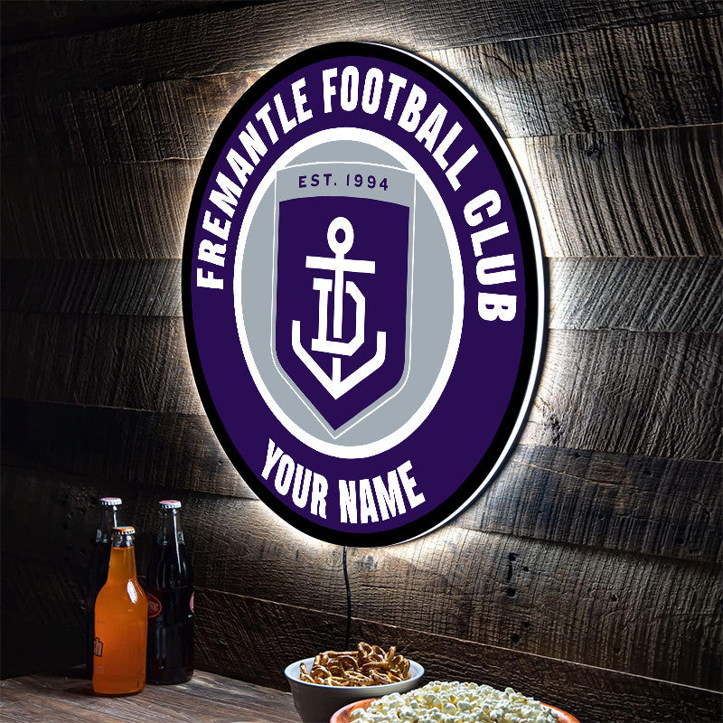 NEW 09 FMDK PREMIUM ACRYLIC WALL LED SIGN - PERSONALIZED & UNISEX, PERFECT GIFT FOR FANS