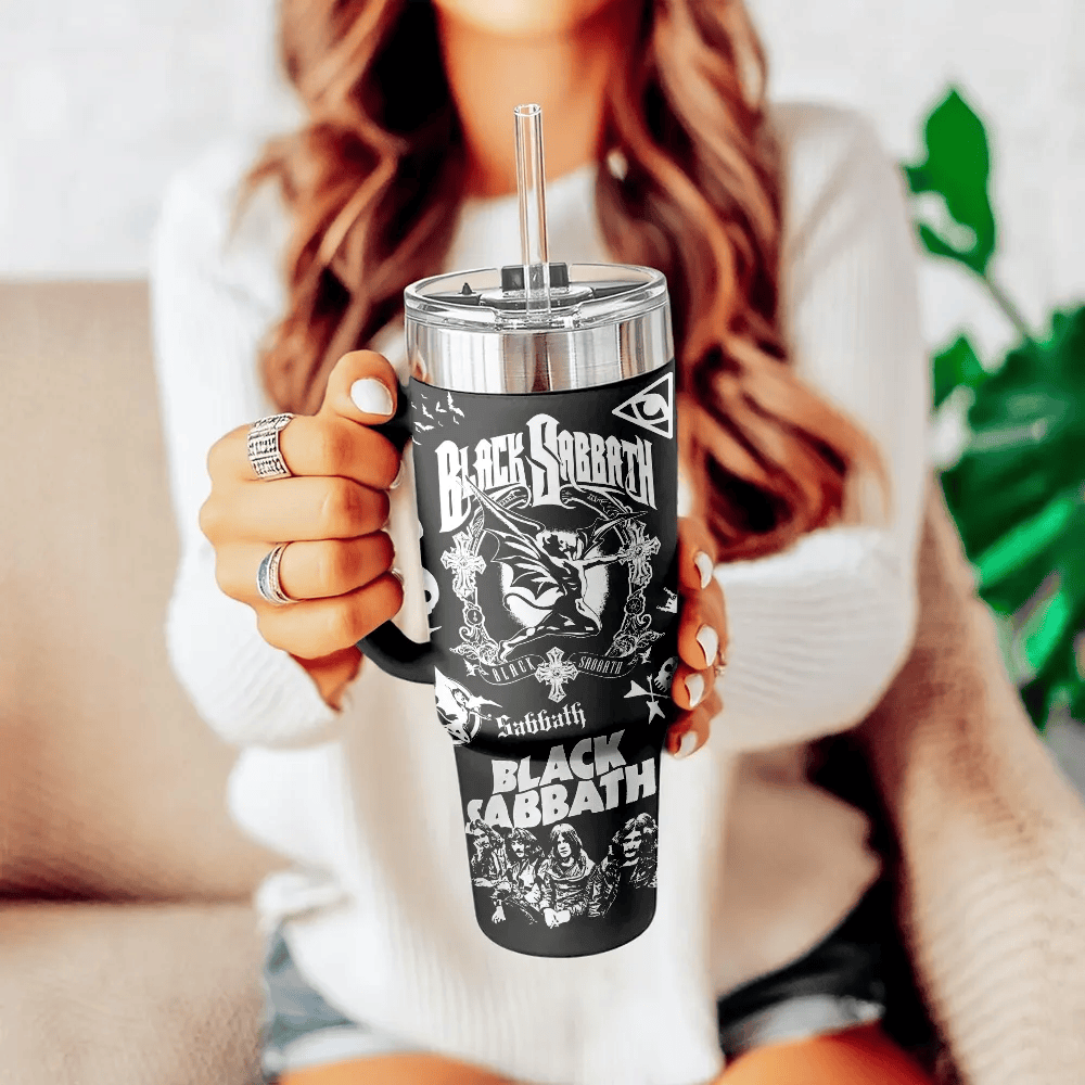 NEW PREMIUM BLACK SABBATH 40 OZ TUMBLER PERFECT GIFT FOR FAN