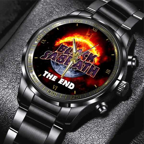 NEW PREMIUM BLACK SABBATH BLACK STAINLESS STEEL WATCH