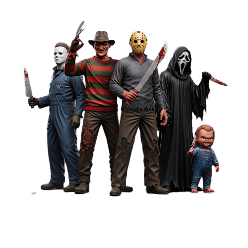 NEW PREMIUM HORROR LEGENDS ACRYLIC BLOCK PLAQUE GIFT