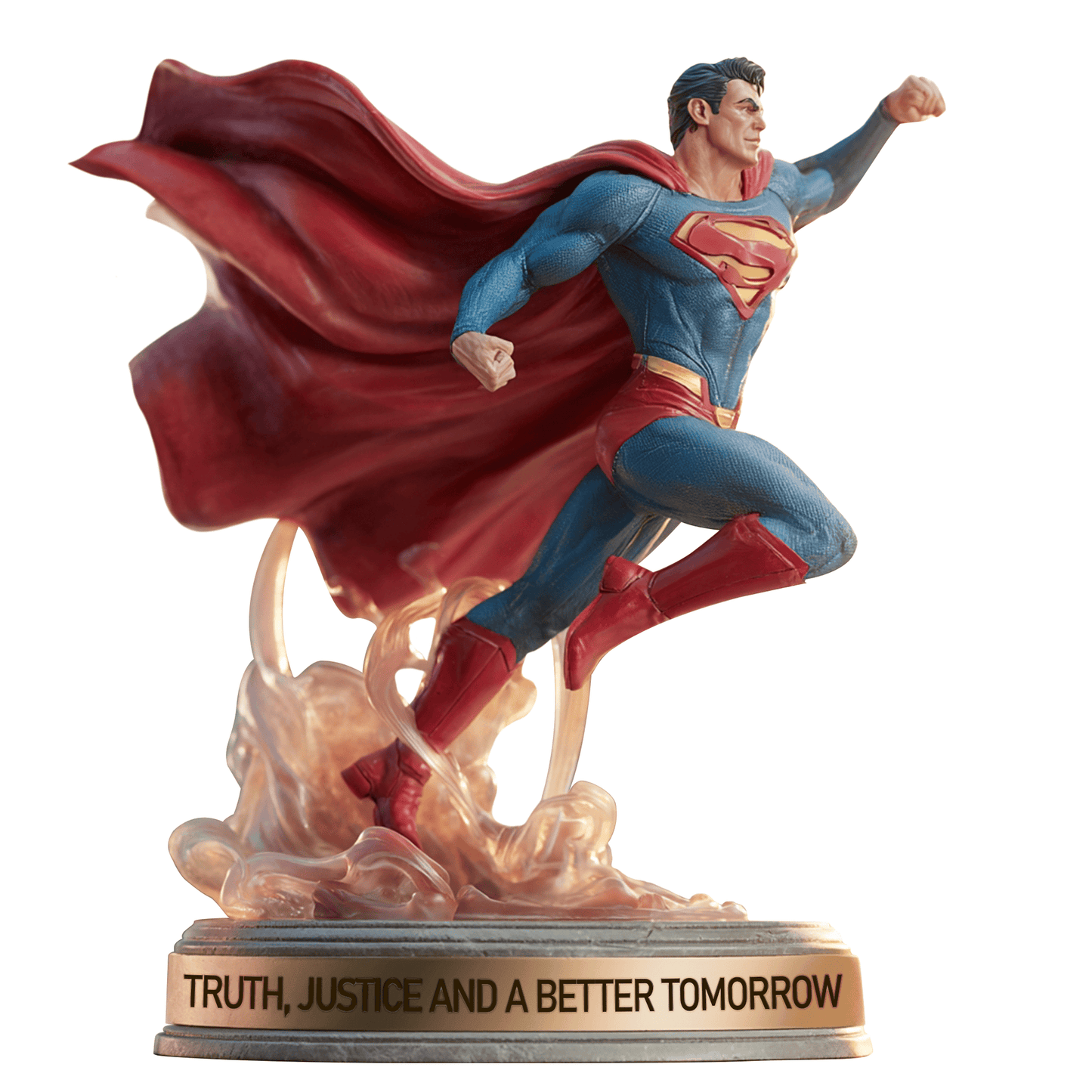 NEW PREMIUM SUPERMAN ACRYLIC BLOCK PLAQUE GIFT