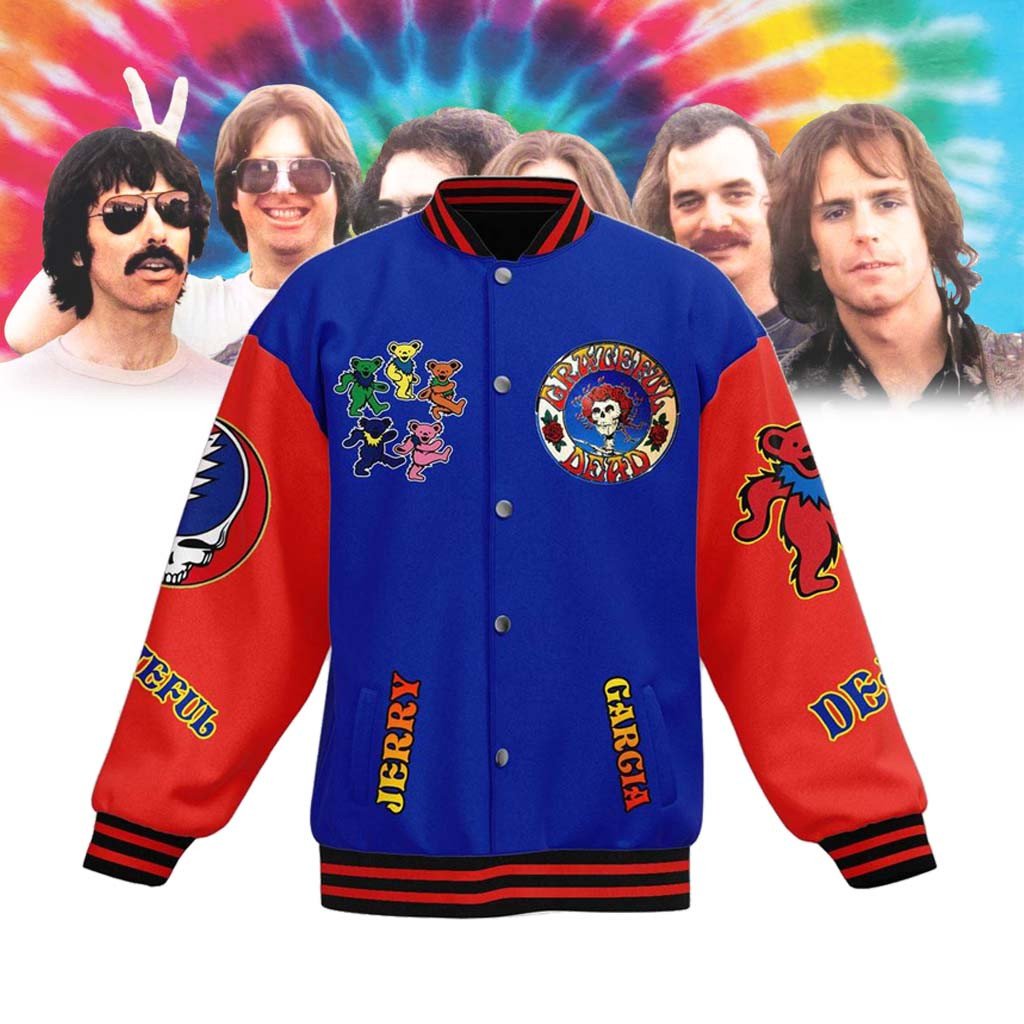 NEW PREMIUM GRATEFUL DEAD BASEBALL JACKET