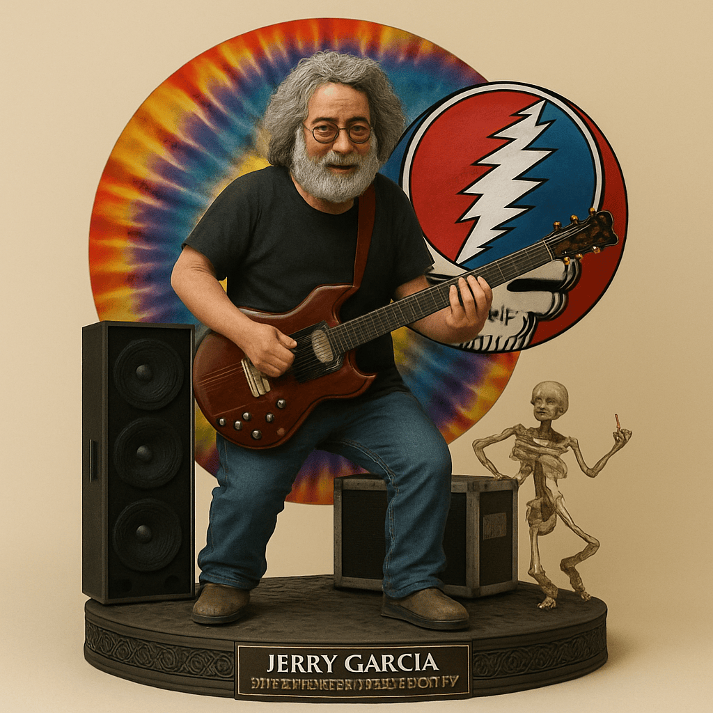 LIMITED EDITION - GRATEFUL DEAD ACRYLIC BLOCK DISPLAY FOR TRUE FANS