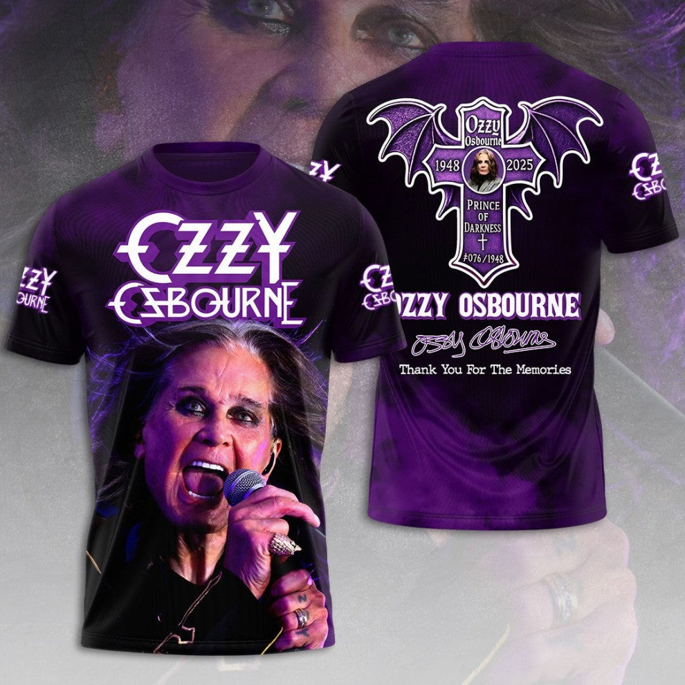 NEW PREMIUM BLACK SABBATH x OZZY OSBOURNE UNISEX SHIRT 01