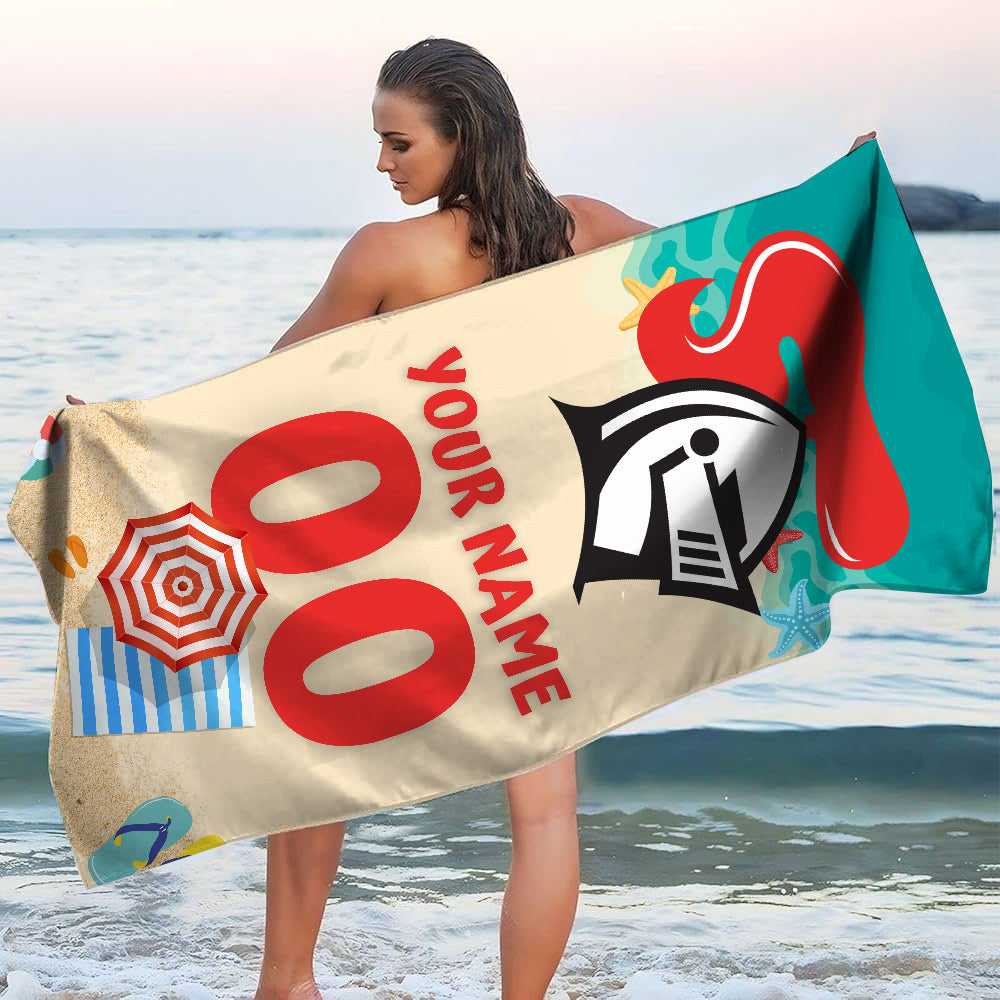 Just Landed - Senior 2025 Beach, Bath Towel ( KID & ADULT Size )