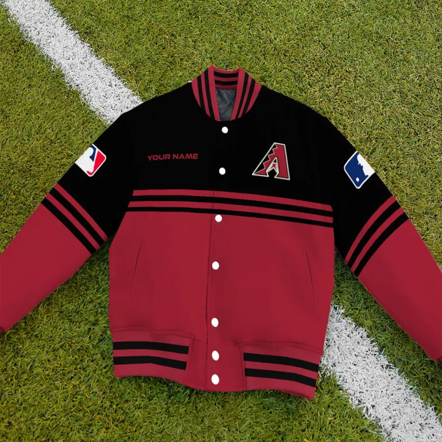 LIMITED EDITION - NEW CUSTOMIZED MLB07 ADS ARIZONA DIAMONDBACKS BASEBALL JACKET