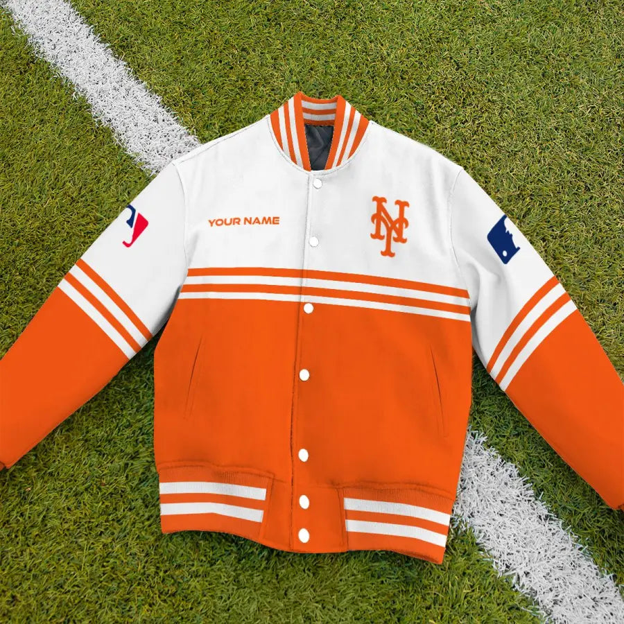 LIMITED EDITION - NEW CUSTOMIZED MLB17 NYM NEW YORK METS BASEBALL JACKET