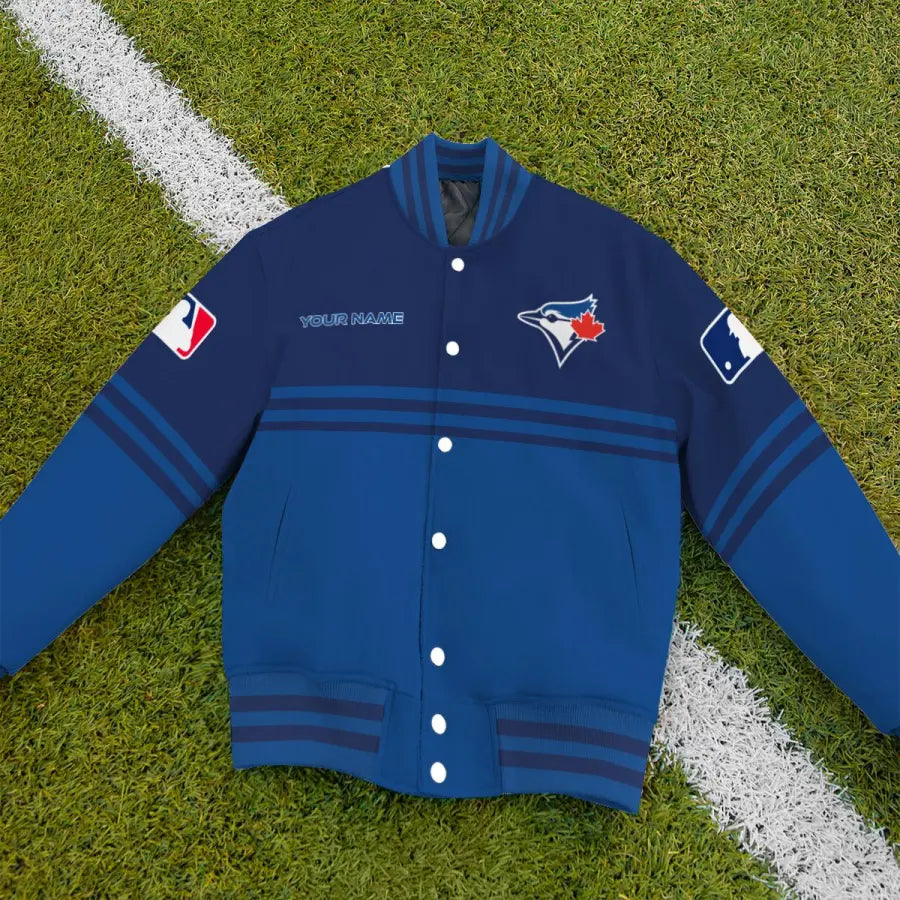 LIMITED EDITION - NEW CUSTOMIZED MLB12 TBJ TORONTO BLUE JAYS BASEBALL JACKET