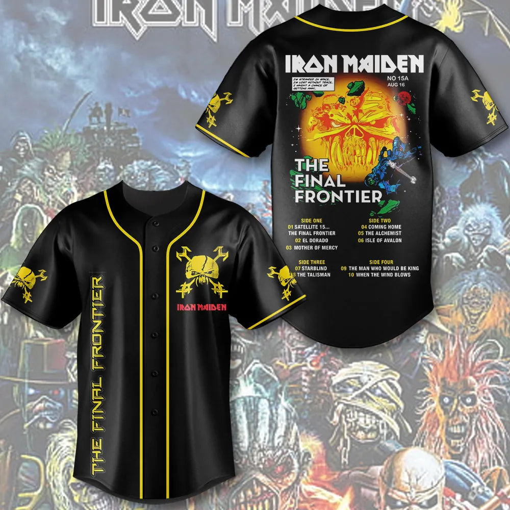 Iron Maiden Baseball Jersey