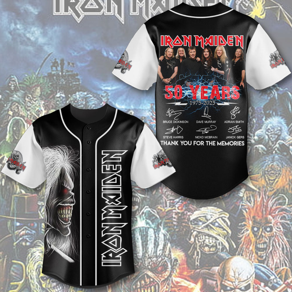 Iron Maiden Baseball Jersey