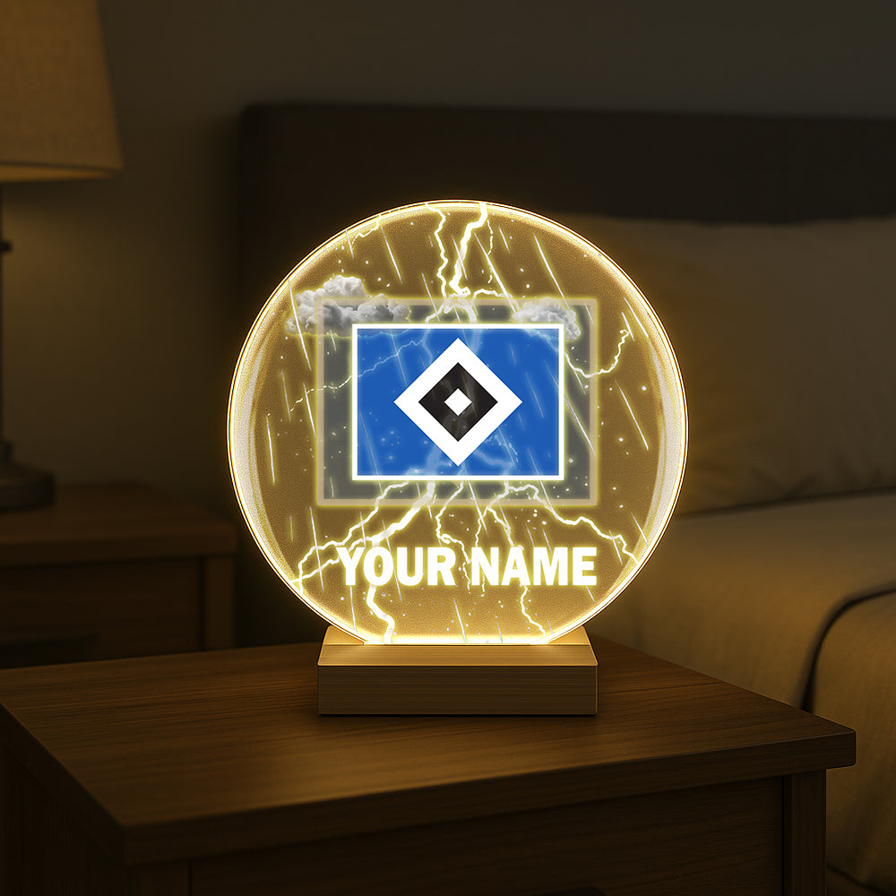 Bundesliga Circular Acrylic LED Night Light