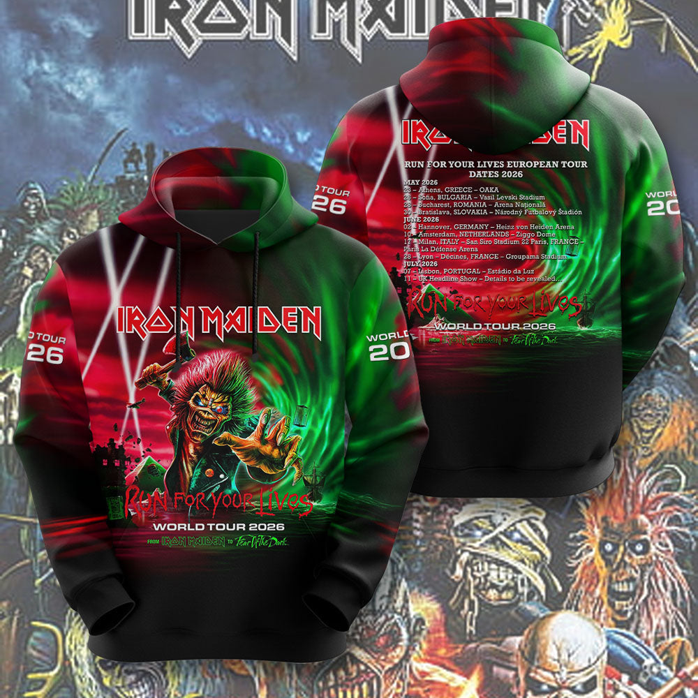 NEW PREMIUM IRON MAIDEN 3D APPAREL