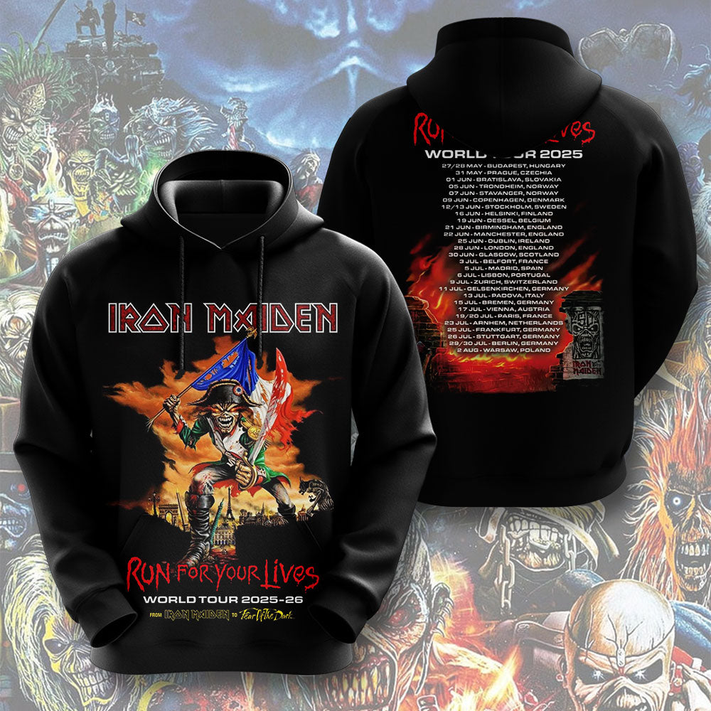 NEW PREMIUM IRON MAIDEN 3D APPAREL