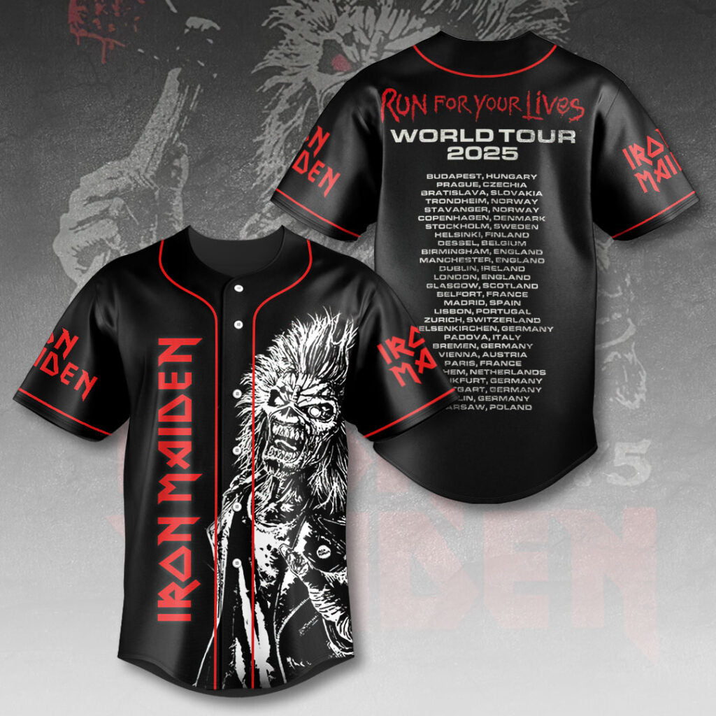 Iron Maiden Baseball Jersey