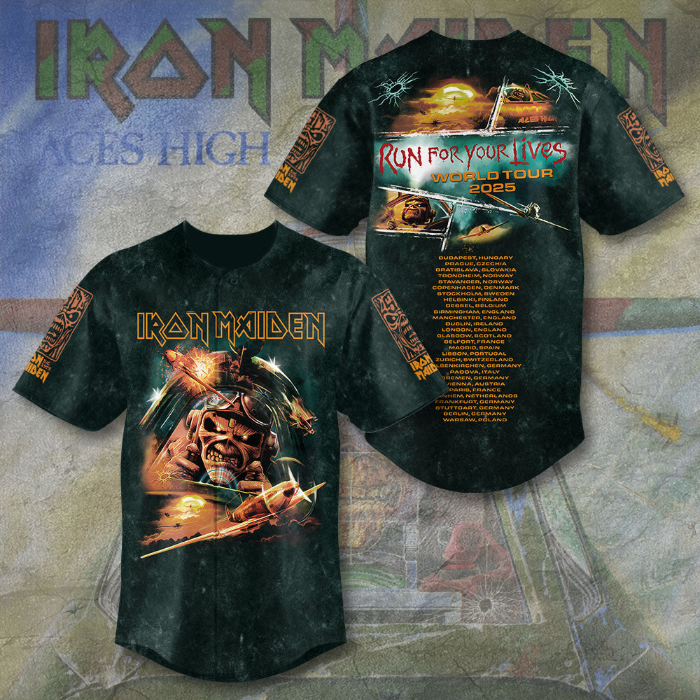 Iron Maiden Baseball Jersey