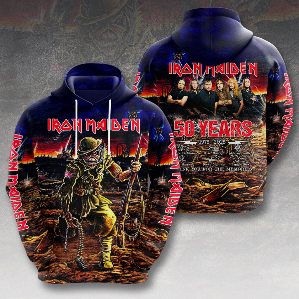 NEW PREMIUM IRON MAIDEN 3D APPAREL