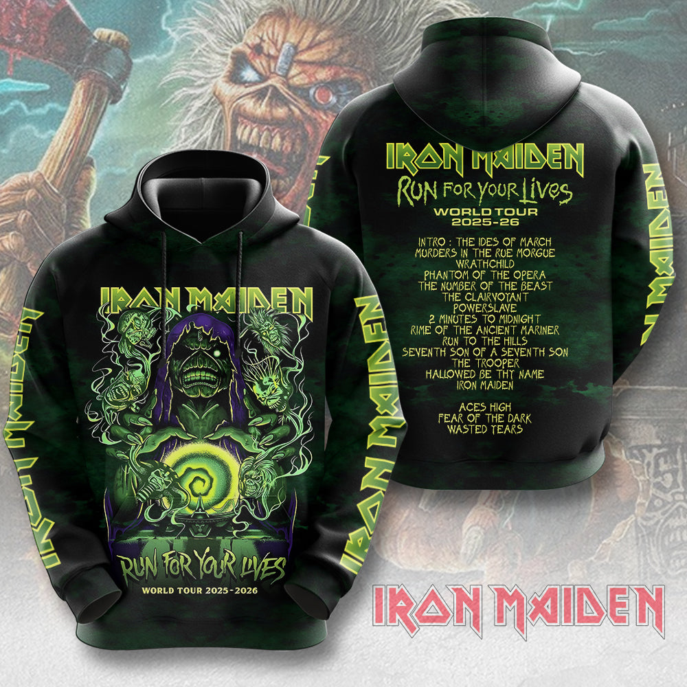NEW PREMIUM IRON MAIDEN 3D APPAREL
