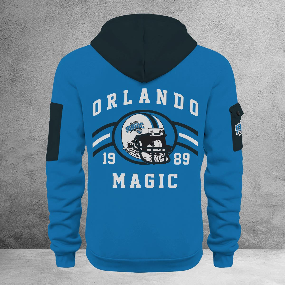 LIMITED EDITION - NEW CUSTOMIZED NBA15 OM ORLANDO MAGIC QUARTER ZIP HOODIE