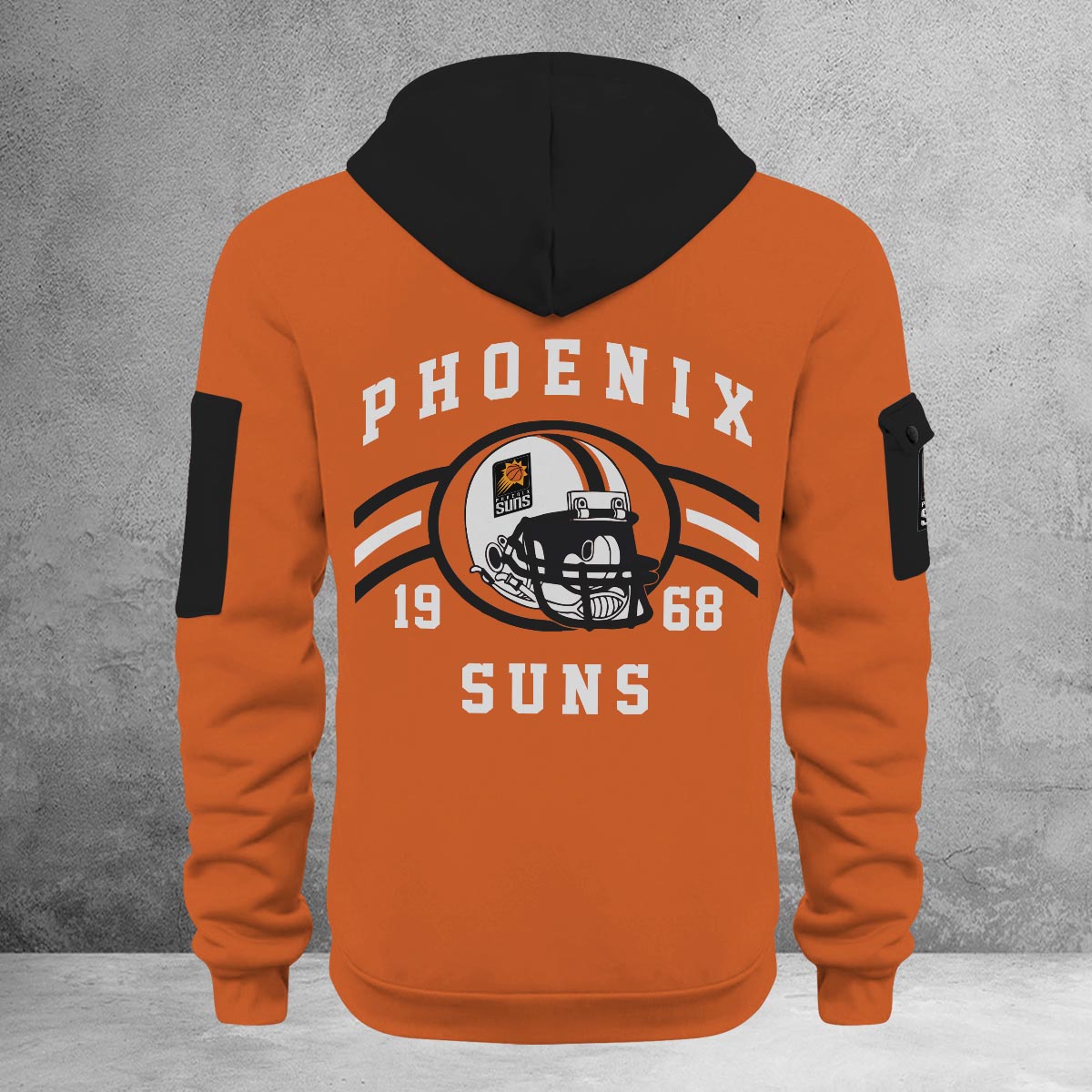 LIMITED EDITION - NEW CUSTOMIZED NBA21 PS PHOENIX SUNS QUARTER ZIP HOODIE