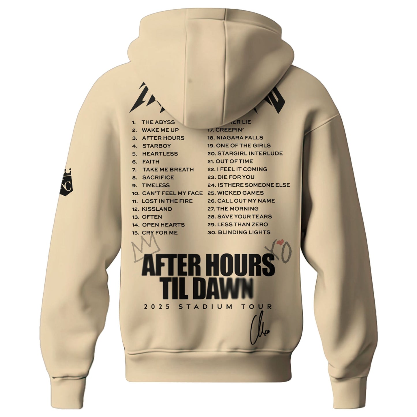 KC x The Weeknd After Hours Til Dawn Hoodie Limited Edition (Kids & Adults)