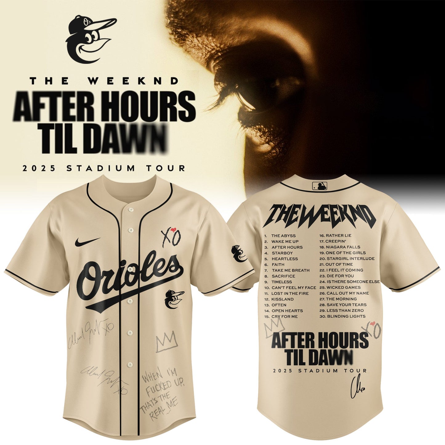 BAL x The Weeknd After Hours Til Dawn Jersey Limited Edition