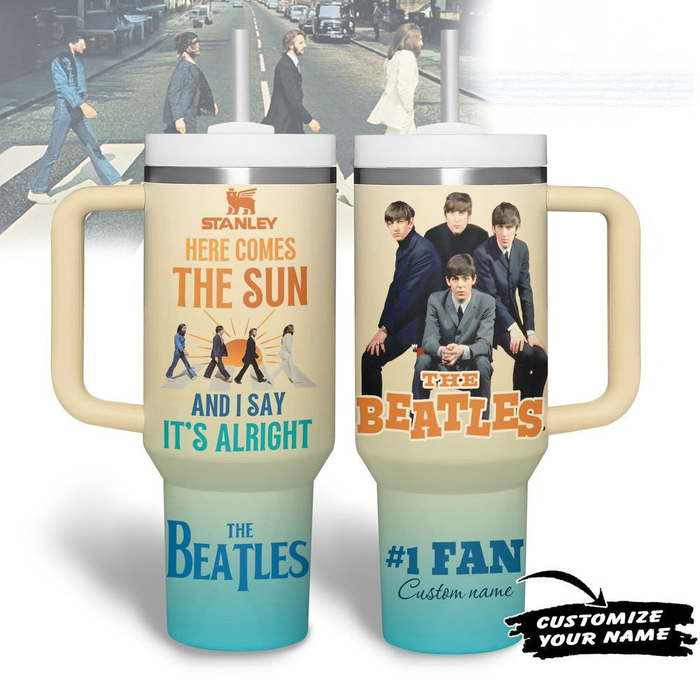 NEW PREMIUM THE BEATLES 40OZ TUMBLER