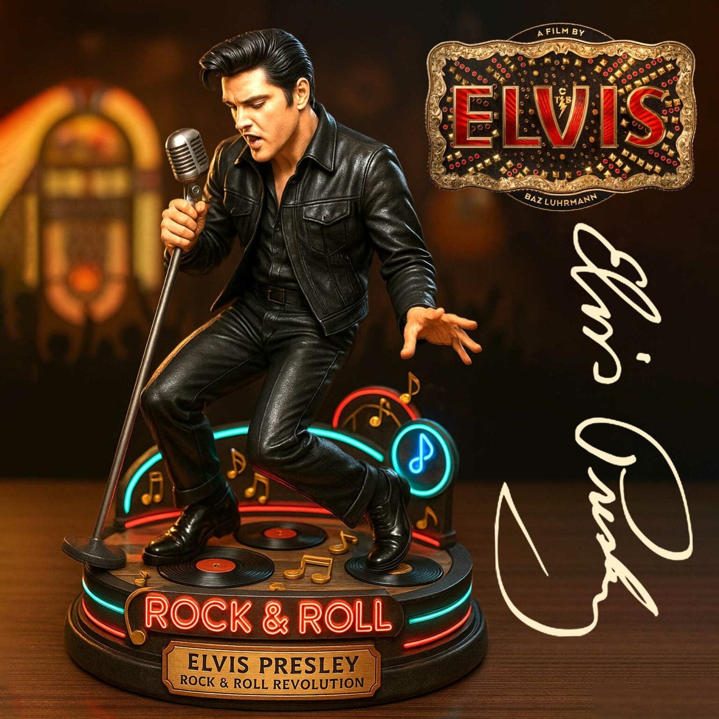 LIMITED EDITION – New Elvis Presley Acrylic Block