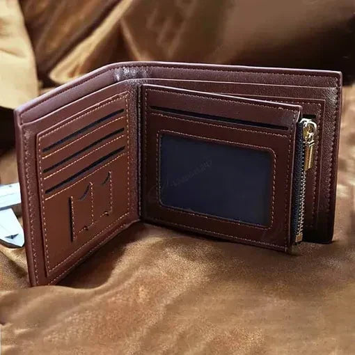 New NBA Customized Special Leather Wallet ( Black & Brown )