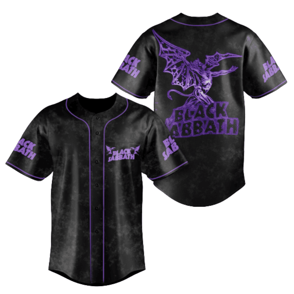 NEW PREMIUM BLACK SABBATH UNISEX BASEBALL JERSEY