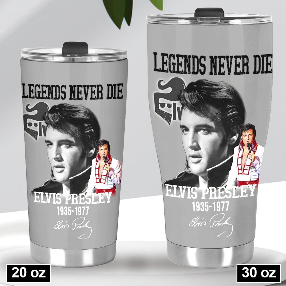 New Premium Elvis Presley Tumbler - EVPLCAO13