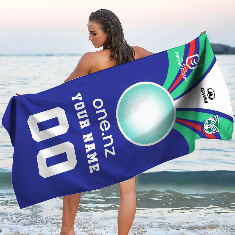 LIMITED EDITION - NEW 11 NZW PERSONALIZED BEACH TOWEL GIFT FOR FANS
