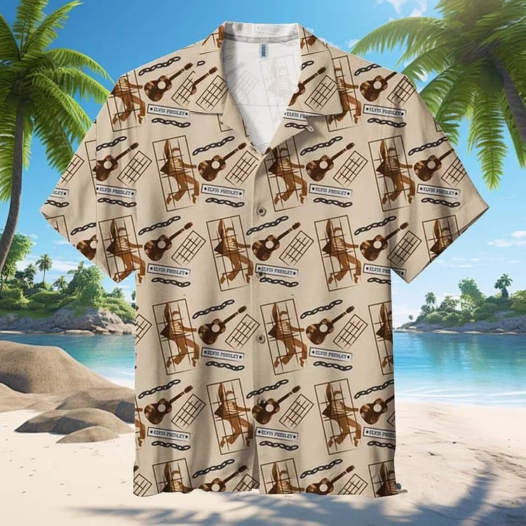 New Premium Elvis Presley  Unisex Hawaiian Shirt - EVPLCAO114