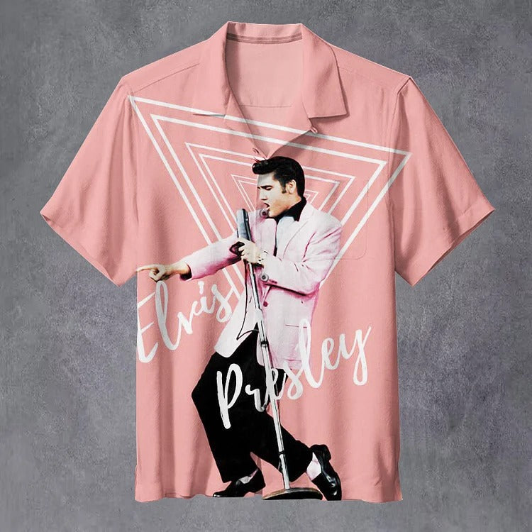 New Premium Elvis Presley  Unisex Hawaiian Shirt - EVPLCAO116