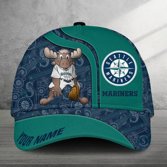 LIMITED EDITION - NEW CUSTOMIZED MLB14 SMS SEATTLE MARINERS CLASSIC CAP