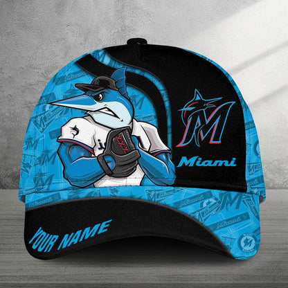 LIMITED EDITION - NEW CUSTOMIZED MLB20 MMS MIAMI MARLINS CLASSIC CAP