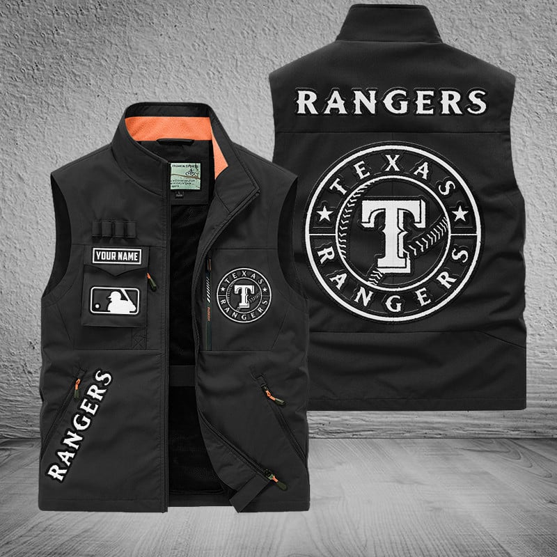 LIMITED EDITION - NEW CUSTOMIZED MLB08 TRS TEXAS RANGERS SLEEVELESS VEST