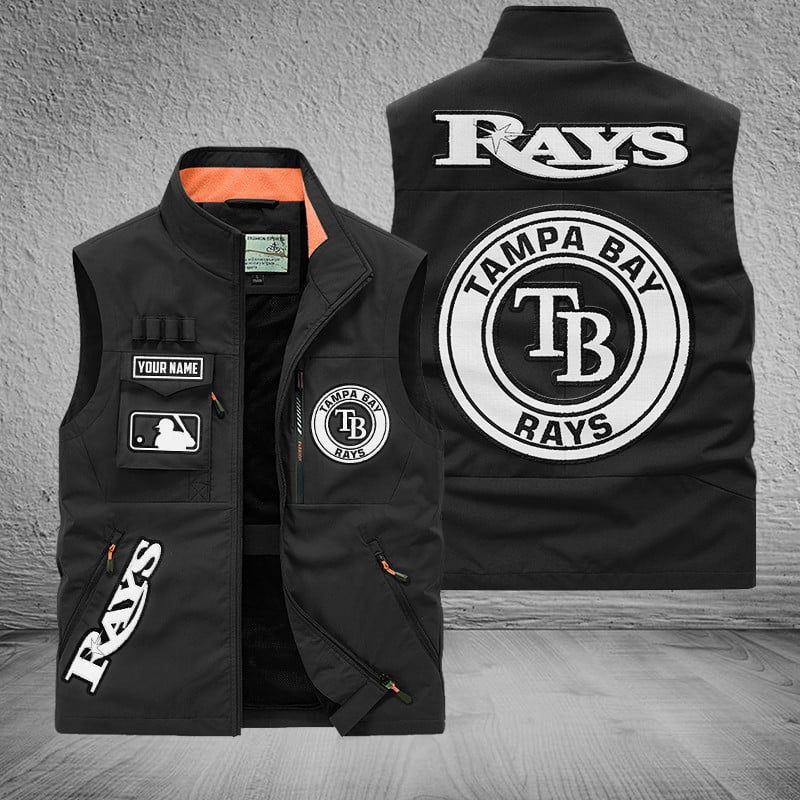 LIMITED EDITION - NEW CUSTOMIZED MLB21 TBR TAMPA BAY RAYS SLEEVELESS VEST