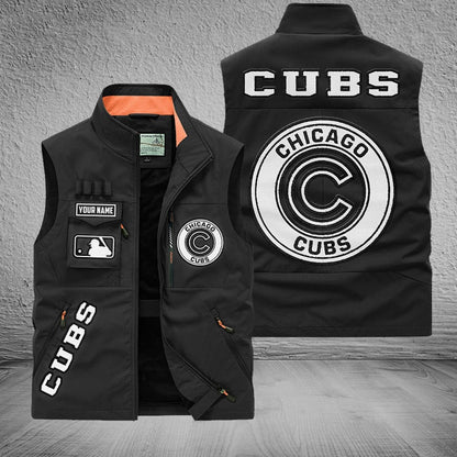 LIMITED EDITION - NEW CUSTOMIZED MLB04 CCS CHICAGO CUBS SLEEVELESS VEST