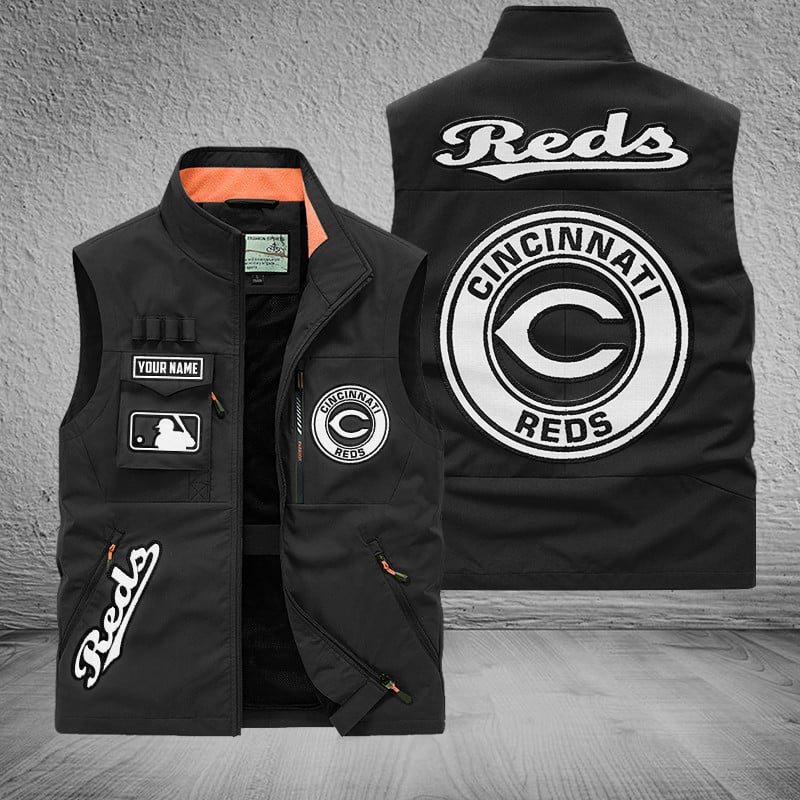 LIMITED EDITION - NEW CUSTOMIZED MLB05 CRS CINCINNATI REDS SLEEVELESS VEST
