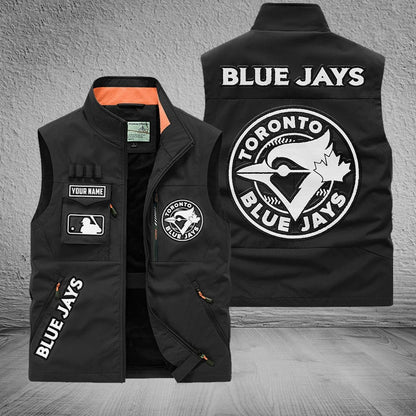 LIMITED EDITION - NEW CUSTOMIZED MLB12 TBJ TORONTO BLUE JAYS SLEEVELESS VEST