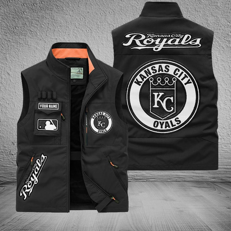 LIMITED EDITION - NEW CUSTOMIZED MLB19 KCR KANSAS CITY ROYALS SLEEVELESS VEST
