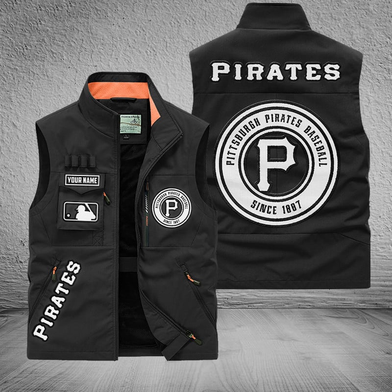LIMITED EDITION - NEW CUSTOMIZED MLB29 PHP PITTSBURGH PIRATES SLEEVELESS VEST