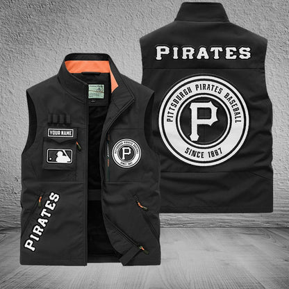 LIMITED EDITION - NEW CUSTOMIZED MLB29 PHP PITTSBURGH PIRATES SLEEVELESS VEST