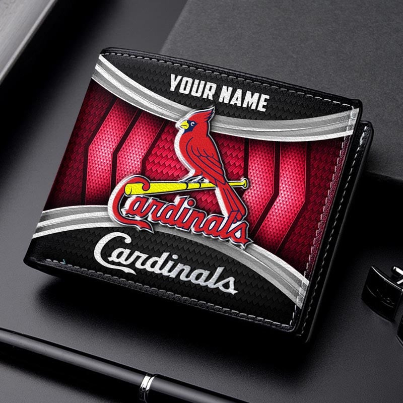 LIMITED EDITION - NEW CUSTOMIZED MLB24 SLC ST. LOUIS CARDINALS LEATHER WALLET